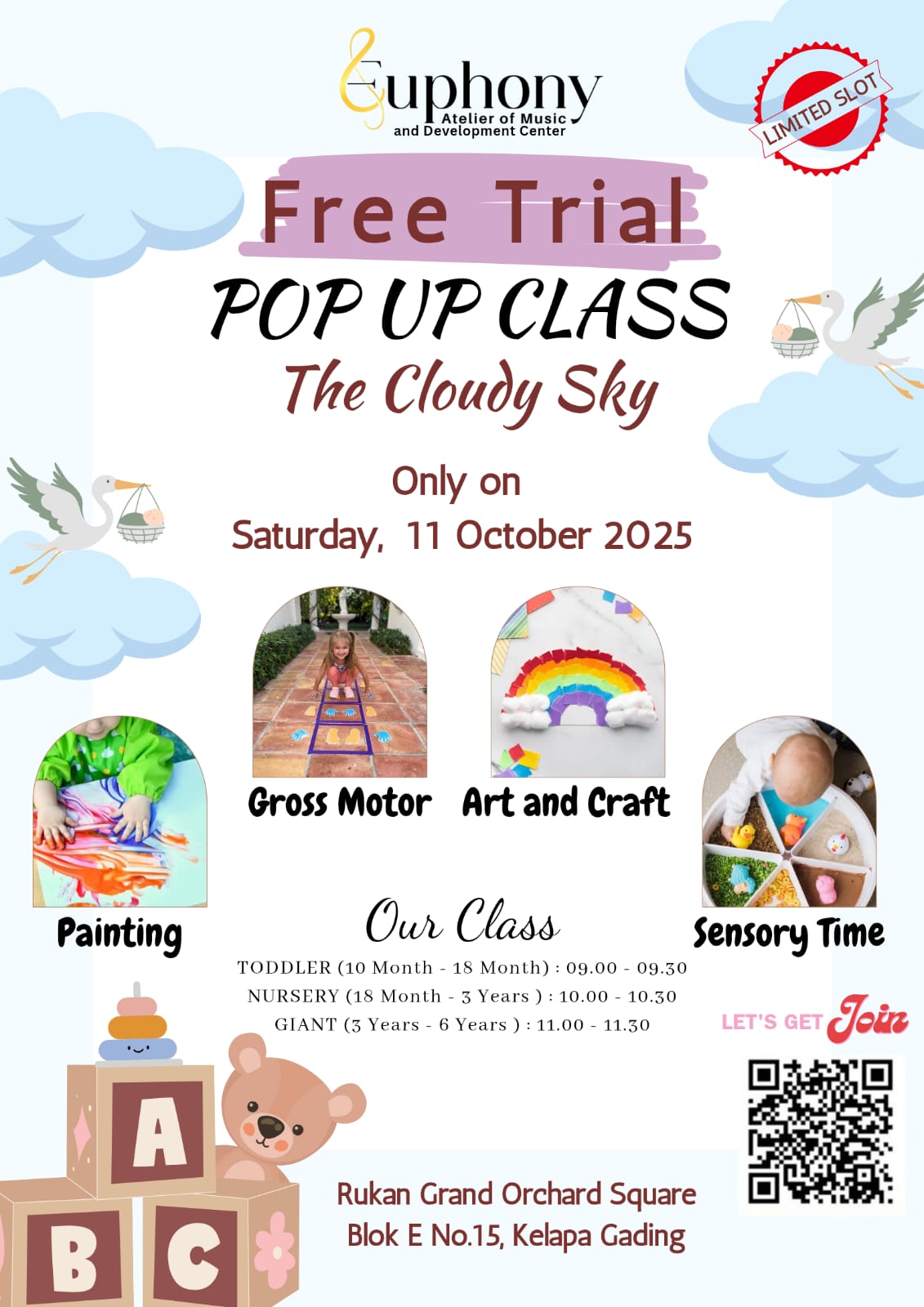 Free Trial Pop-up Class with The Cloudy Sky